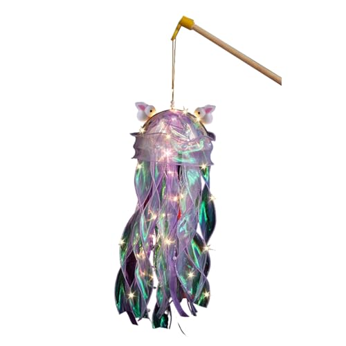 Vdaxvme Handgefertigte Quallenlampen Crafting Kits Festival Hanging Ornament LED LEGELNISCHE Kinder FREI FEY PARTION Haus DECOREN von Vdaxvme
