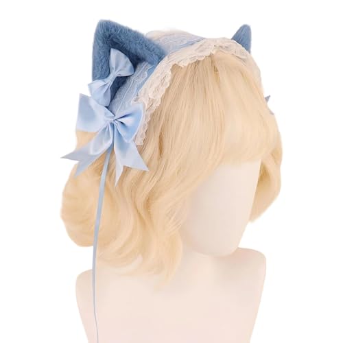 Vdaxvme Kätzchen Stirnbänder Cosplay Bows Kätzchen Ohren Haarbänder Weiße Kopfbedeckung Make Up Cosplay Haarbänder Geburtstagsfeier Vdaxvme Kätzchen Stirnbänder Cosplay Bows Kätzchen Ohren Haarbänder Weiße Kopfbedeckung Make Up Cosplay Haarbänder Geburtstagsfeier von Vdaxvme