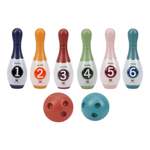Vdaxvme Kids Bowling Set Indoor Outdoor Bowlingspiele Bunte Pins 2bowling Bälle Gedruckt Zahlen Entwicklungssusorische Sensorikspielzeug Vdaxvme Kids Bowling Set Indoor Outdoor Bowlingspiele Bunte Pins 2bowling Bälle Gedruckt Zahlen Entwicklungssusorische Sensorikspielzeug von Vdaxvme