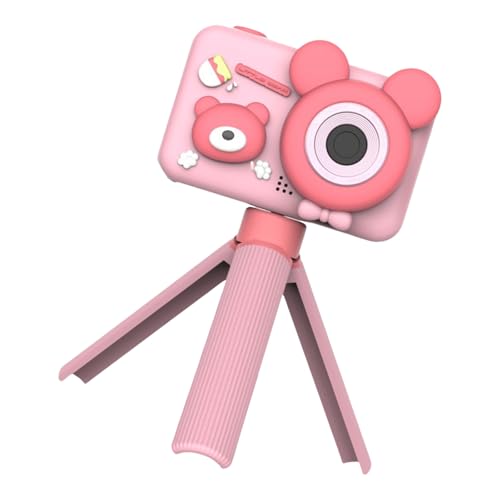 Vdaxvme Kids Toy Camera Bär Doppelte Dokal Defination Kameras Verstellbarer Ständer Einfach Zu Verwendende Kreative Fotomodi Für Kinder Kinderkamera Mit Einstellbarem Stativ von Vdaxvme
