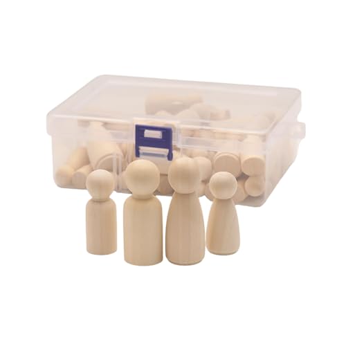 Vdaxvme Packung Von 50 Naturholzpegpuppen Unbemaltem Figuren Puppen Für Handgefertigtes Projekt Und Kreative Handwerkskits Supply Vdaxvme Packung Von 50 Naturholzpegpuppen Unbemaltem Figuren Puppen Für Handgefertigtes Projekt Und Kreative Handwerkskits Supply von Vdaxvme