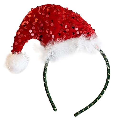 Vdaxvme Pailletten Hut Stirnband Weihnachten Kopfbedeckung Weihnachten Party Foto Requisiten Hut Party Kopfbedeckung Cosplay Zubehör Vdaxvme Pailletten Hut Stirnband Weihnachten Kopfbedeckung Weihnachten Party Foto Requisiten Hut Party Kopfbedeckung Cosplay Zubehör von Vdaxvme