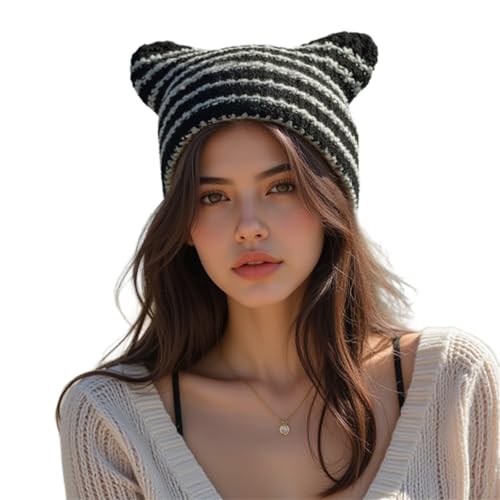 Vdaxvme Schöner Gestrickter Teufel Hornhut Bequem Unisex Fashion Streetwear Für Kinder Und Erwachsene Vdaxvme Schöner Gestrickter Teufel Hornhut Bequem Unisex Fashion Streetwear Für Kinder Und Erwachsene von Vdaxvme