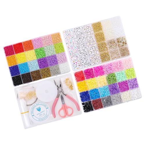 Vdaxvme Seedes Perlen Für Schmuckfreundschaftsarmband Kits Mit Alphabeten Buchstaben Perlen Sternperle Für DIYS Art and Vdaxvme Seedes Perlen Für Schmuckfreundschaftsarmband Kits Mit Alphabeten Buchstaben Perlen Sternperle Für DIYS Art and von Vdaxvme