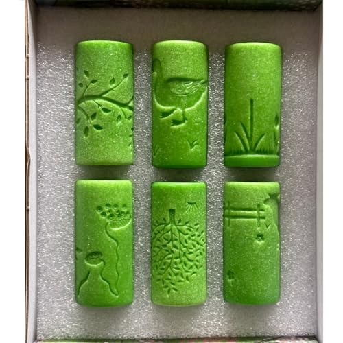 Vdaxvme Set Von 6 Einfallsreichen Spielteigrollen Mit Spring Nature Theme Design Für Frühkindliche Entwicklung Handwerk Aktivität von Vdaxvme