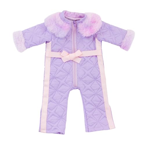 Vdaxvme Stilvolle Bogen Overalls Mantel Für 18/16 Zoll Mädchen Puppen Winter Wear Dolls Cloding Girl Puppen Onesie Pelry Kragen Vdaxvme Stilvolle Bogen Overalls Mantel Für 18/16 Zoll Mädchen Puppen Winter Wear Dolls Cloding Girl Puppen Onesie Pelry Kragen von Vdaxvme