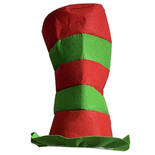 Vdaxvme Stripe Halloween Hat Wide Border Foldable Fashion Party Kopfbedeckung Für Feste Feierlichkeiten von Vdaxvme