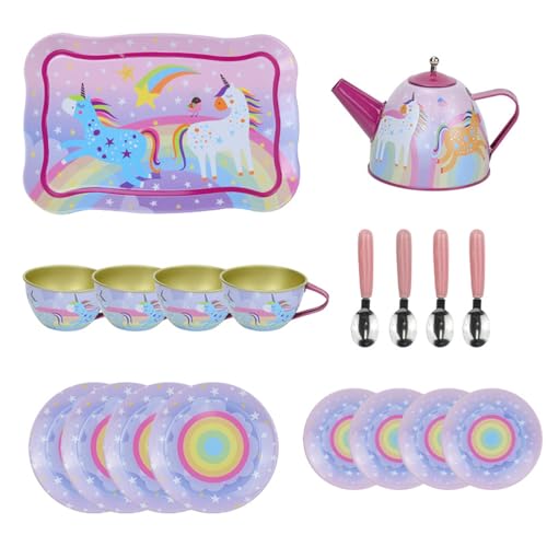Vdaxvme Täuschen Sie Spiele Teaset Party Spielzeugspielhauszubehör Realistische Teetassen Teekannen Teaset Interactive Kinder Rollenspiel Spielzeug Spielzeug Spielzeug von Vdaxvme