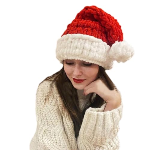 Vdaxvme Weihnachtsdekoration, Strickmütze für Damen, Wintermütze, Wolle, Cosplay, Kostüm, Hut für Teenager, Erwachsene, Kopfschmuck Vdaxvme Weihnachtsdekoration, Strickmütze für Damen, Wintermütze, Wolle, Cosplay, Kostüm, Hut für Teenager, Erwachsene, Kopfschmuck von Vdaxvme