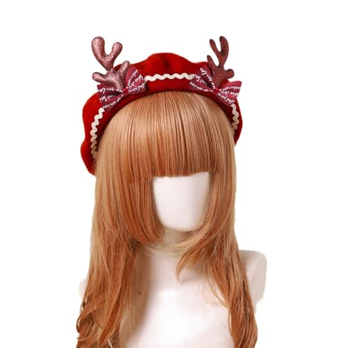 Vdaxvme Weihnachtsdekorationen Weihnachten Schleife Maler Hut Hut Warme Kopfbedeckung Winter für Cosplay Party Kostüm Vdaxvme Weihnachtsdekorationen Weihnachten Schleife Maler Hut Hut Warme Kopfbedeckung Winter für Cosplay Party Kostüm von Vdaxvme