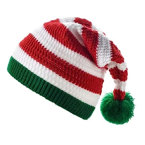Vdaxvme Weihnachtsmütze für Eltern und Kinder mit warmem, gestricktem Streifenmuster, dicke Hüte für Erwachsene und Kinder Vdaxvme Weihnachtsmütze für Eltern und Kinder mit warmem, gestricktem Streifenmuster, dicke Hüte für Erwachsene und Kinder von Vdaxvme