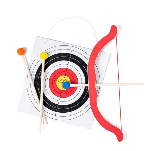 Vdaxvme Wooden Archerys Toy Bows and Arrows for Kids Indoor Outdoor Toy Arrows Targets Kids Bows and Arrows Set Birthday von Vdaxvme