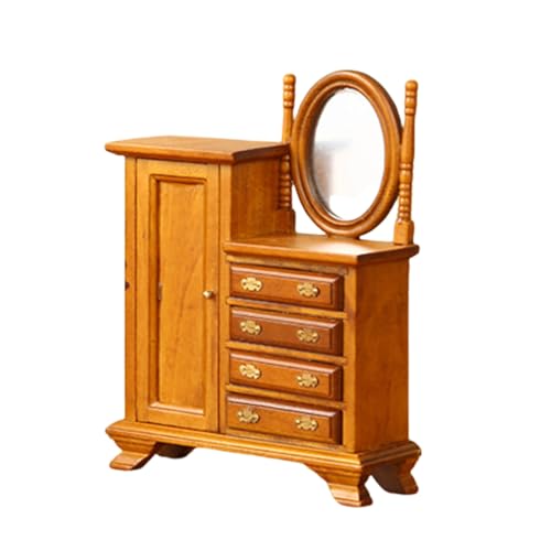 Vintage Dollhouses Accessoire 1/12 Miniatur Waschtisch Mit Schubladen Für Puppenhäuser Sammlerspielzeug Anzeigen von Vdaxvme