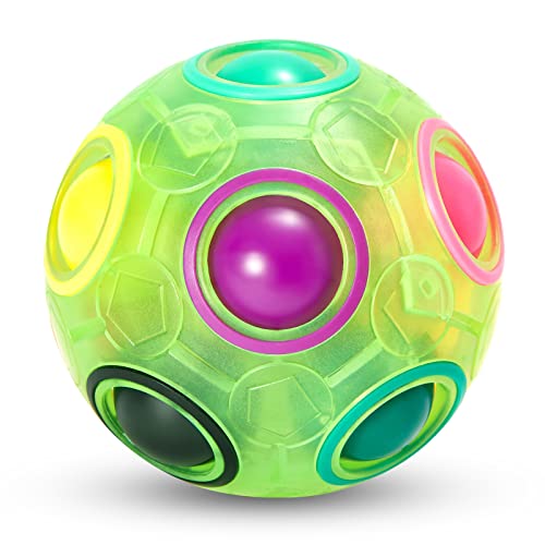 Vdealen Regenbogenball,3D Puzzle Spannendes Knobelspiel für Kinder und Erwachsene Mädchen und Jungen ab 3 Jahren von Vdealen