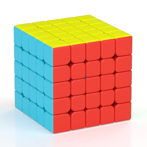 Vdealen Speed Cube Speed Cube von 5x5 Speed Cube Original, Glattes Stickerless Magic Cube für Anfänger und Fortgeschrittene, Geschenk für Kinder Teenager Erwachsene von Vdealen