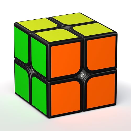 Vdealen Zauberwürfel Speed Cube von 2x2 Zauberwürfel Original, Sticker Magic Cube für Anfänger und Fortgeschrittene, Geschenk für Kinder Teenager Erwachsene von Vdealen