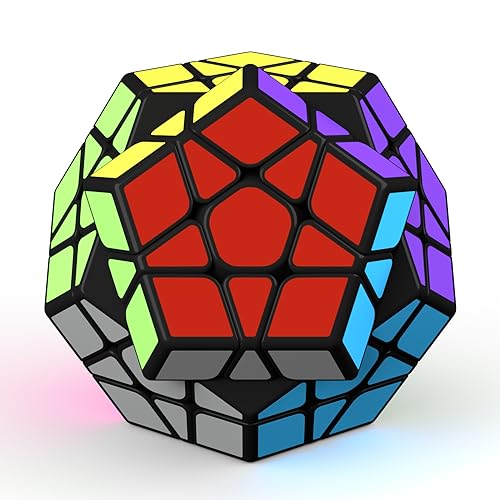 Vdealen Speed Cube Speed Cube von Megaminx Speed Cube Original, Sticker Dodekaeder Magic Cube für Anfänger und Fortgeschrittene, Geschenk für Kinder Teenager Erwachsene von Vdealen