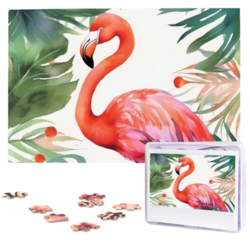 Jigsaw Puzzles 1000 Teile Für Erwachsene Tropische Flamingo Jigsaw Puzzle Coole Tier Weihnachten Puzzle Geschenk Puzzle Für Familie Größe 75 X 50 cm von VducK