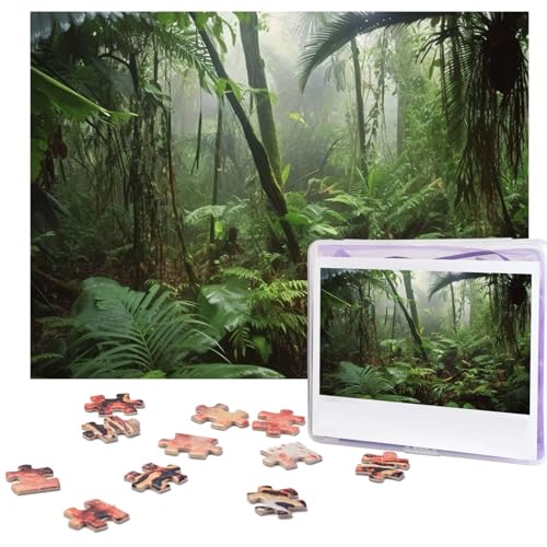 Puzzle 500 Teile für Erwachsene Tropischer Regenwald Jigsaw Puzzle Cooles Tier Weihnachtspuzzle Geschenk Puzzle für Familie Größe 52 X 38 cm von VducK