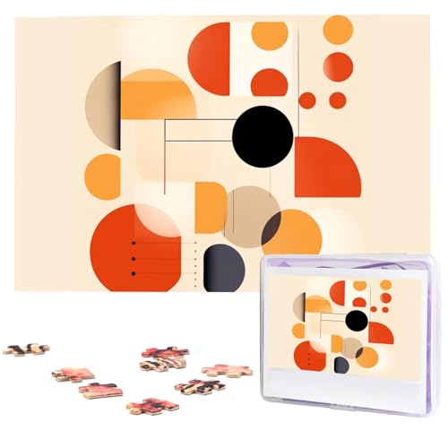 Puzzles 1000 Teile Geometrische Balance Personalisierte Puzzles Fotos Puzzle für Familie Bilderpuzzle für Erwachsene Hochzeit Geburtstag Mini Bausteine Größe 75 x 50 cm von VducK