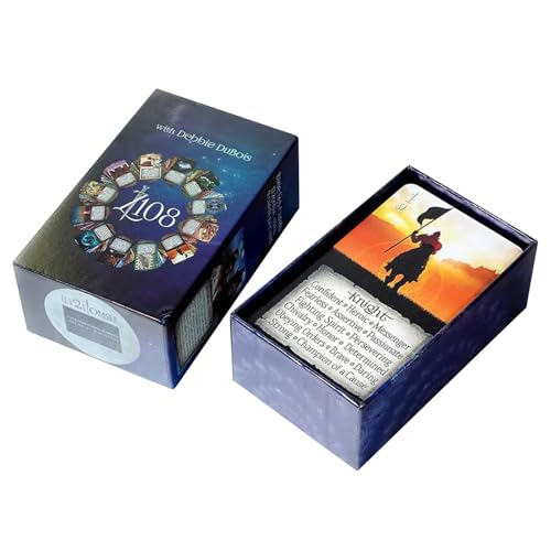 Beginners Tarot Cards, 132 Piece Tarot Deck, 5.28x3.27x2.05 inches Traditional Chinese Symbols Divination for Personal Interpretation, Spiritual Guidance, and Board Game Use von Veasbuu