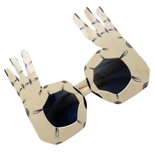 Funny Sunglasses, Novelty Glasses, 5.91x4.72 Inches OK Finger Gesture Eyeglass, Distinctive Cool Eyewear, Interactive Photography, Video Creation, Hangout Stage Performance, Beach von Veasbuu