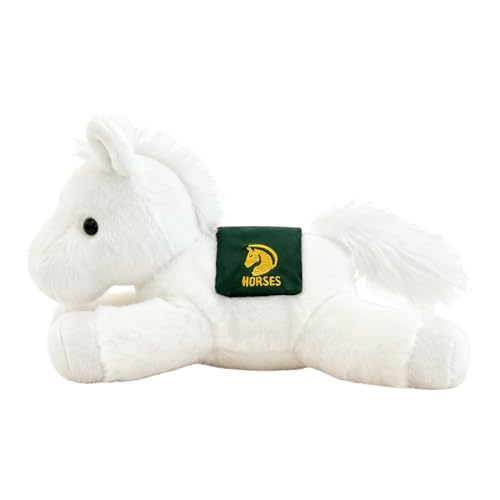 Horse Plüschpuppe, weiches gefülltes Spielzeug für Kinder, süßes Maskottchen mit gemütlicher Berührung, Sammlerplüschfiguren für Schlafzimmer, Wohnzimmer, Couch -, saisonales Geschenk, Weihnachte von Veasbuu