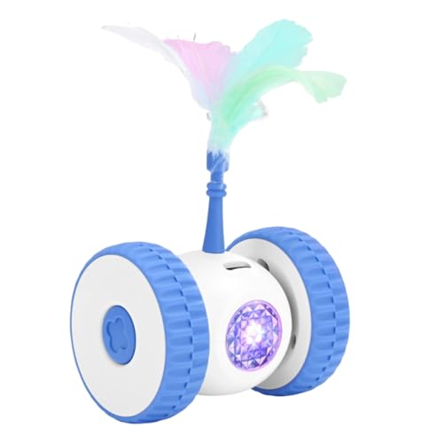 Interactive Cat Toy Car, Rechargeable Automatic Toy Car, Silent Feather-Included Toy to Reduce Kitten Boredom, Fun Toy for Small, Medium, and Large Cats for Pets Entertainment Interactive Cat Toy Car, Rechargeable Automatic Toy Car, Silent Feather-Included Toy to Reduce Kitten Boredom, Fun Toy for Small, Medium, and Large Cats for Pets Entertainment von Veasbuu