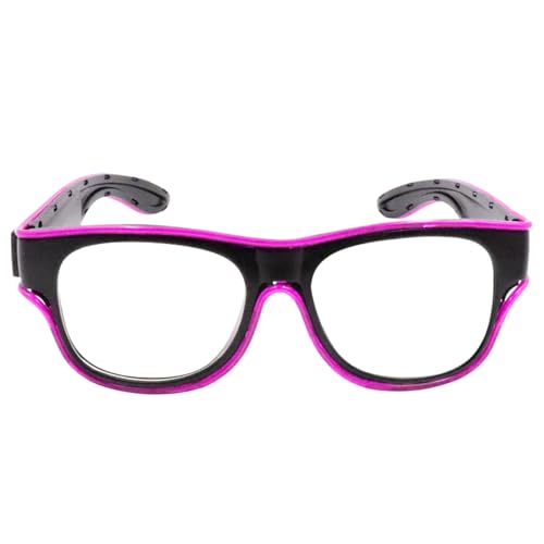 LED Glasses, Light-Up Party Sunglasses, Bright Luminous Eyewear, Fun Costume Accessory, Reusable Glow Design for Kids, Adults, Dance, Cosplay, Pool Parties, Birthday Decorations von Veasbuu