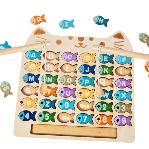 Magnetic Fishing Game, Cute Cat Shape Fishing Game, Wooden Fishing Game, Kids Fish Catching Game, Fine Motor Skills Toy, Magnetic Fishing Toy, Preschool Fishing Game, Kids Interactive Fishing Game Magnetic Fishing Game, Cute Cat Shape Fishing Game, Wooden Fishing Game, Kids Fish Catching Game, Fine Motor Skills Toy, Magnetic Fishing Toy, Preschool Fishing Game, Kids Interactive Fishing Game von Veasbuu