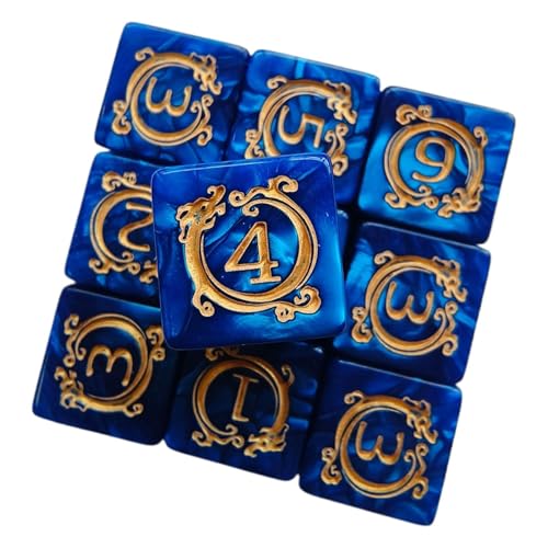 Polyhedral Dice, Table Games Accessories, 0.67x0.67x.0 inches 10x Creative Dragon Pattern, Role-Playing Toys, Colorful Set for Decor, Desk Display, Car Ornament, Kids, Adults Polyhedral Dice, Table Games Accessories, 0.67x0.67x.0 inches 10x Creative Dragon Pattern, Role-Playing Toys, Colorful Set for Decor, Desk Display, Car Ornament, Kids, Adults von Veasbuu