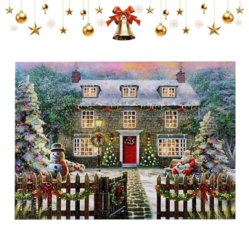 Rätsel 1000 Stücke, Weihnachtspuzzle für Erwachsene, 19,69 x 27,56 Zoll Familienspiel Nacht, lustige Spiele, interaktive Spielzeuge zum Geburtstag, Urlaub, Partys, Kinder, Freunde und Weihnachtsdekora von Veasbuu