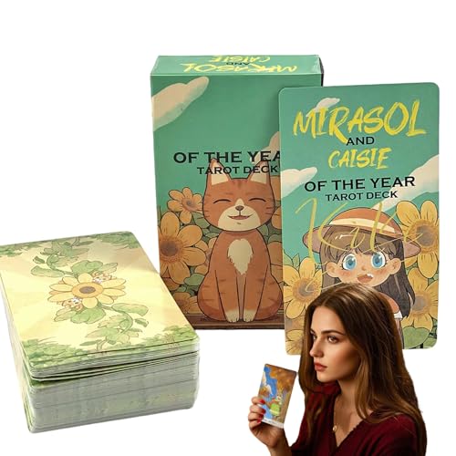 Tarot Cards, Tarot Card Guide Book, 4.13x2.44 Inches Year Theme Pocket Size Spirit Books, Astrology Divitional Tools, Oracle Guidebook Deck for Reading and Spiritual Adventure von Veasbuu