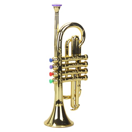 Toy Trumpet Musical Horn, Instruments for Kids, Parent Child Teaching Aids, Fun Musical Toy for Boys and Girls, Early Learning Music Instruments for and Children Entertainment Toy Trumpet Musical Horn, Instruments for Kids, Parent Child Teaching Aids, Fun Musical Toy for Boys and Girls, Early Learning Music Instruments for and Children Entertainment von Veasbuu