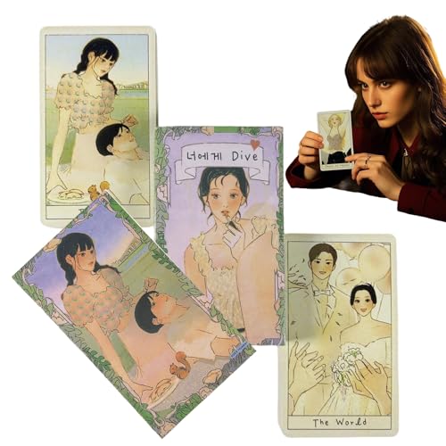 Veasbuu Couples Tarot, Romantic Truth Affirmation Deck, 4.13x2.44x1.1 inches 78 Compact Card Love Tarot Game for Women and Men, Fun Relationship Board Game Date Night Bonding Veasbuu Couples Tarot, Romantic Truth Affirmation Deck, 4.13x2.44x1.1 inches 78 Compact Card Love Tarot Game for Women and Men, Fun Relationship Board Game Date Night Bonding von Veasbuu