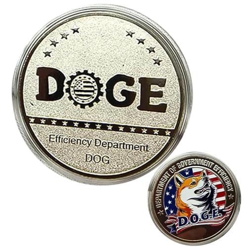 Veasbuu Dog Virtual Coin, Rust-Proof Commemorative Token, Funny Creative Metal Crafts, Souvenir Collectible Gift, for Family Friends Colleagues, Collectibles Dog Coin Veasbuu Dog Virtual Coin, Rust-Proof Commemorative Token, Funny Creative Metal Crafts, Souvenir Collectible Gift, for Family Friends Colleagues, Collectibles Dog Coin von Veasbuu