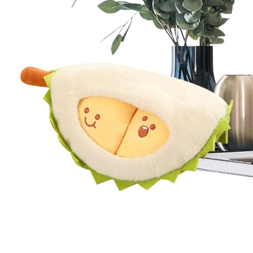 Veasbuu Durian Plush, All Ages Soft Durian Pillow, Decompress Durian Toy with Detachable Peeling Fruit Design, Soft Pillow for Kids and Adults, Creative and Fun Durian Toy for Relaxation Veasbuu Durian Plush, All Ages Soft Durian Pillow, Decompress Durian Toy with Detachable Peeling Fruit Design, Soft Pillow for Kids and Adults, Creative and Fun Durian Toy for Relaxation von Veasbuu