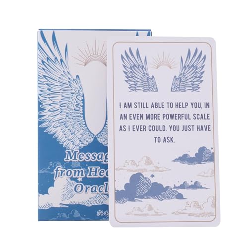 Veasbuu Orakelkarten, Tarotdeck, Wahrsagungskarten, Nachrichten vom Himmel, multifunktionales & Wahrsagung, für spirituelle Einsicht & Anleitung, für Partys & persönlichen Gebrauch Veasbuu Orakelkarten, Tarotdeck, Wahrsagungskarten, Nachrichten vom Himmel, multifunktionales & Wahrsagung, für spirituelle Einsicht & Anleitung, für Partys & persönlichen Gebrauch von Veasbuu