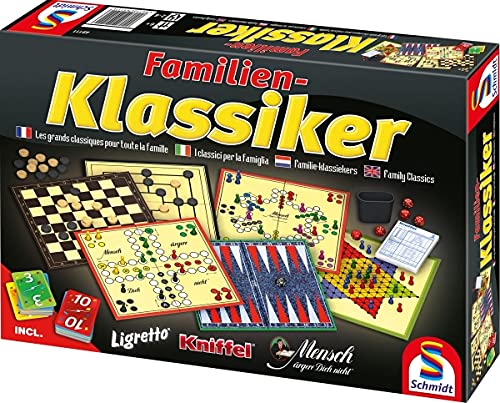 Schmidt 49111 - Familienklassiker mit Ligretto Exklusive, 2-6 Spieler von Schmidt Spiele