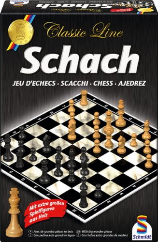 Schmidt Spiele 49082 Classic Line: Schach (gr. Spielfiguren) von Vedes