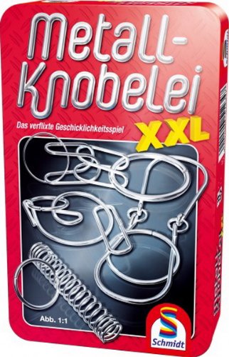 Schmidt Spiele 51234 Metall-Knobelei XXL, Bring mich mit Spiel in der Metalldose von Vedes