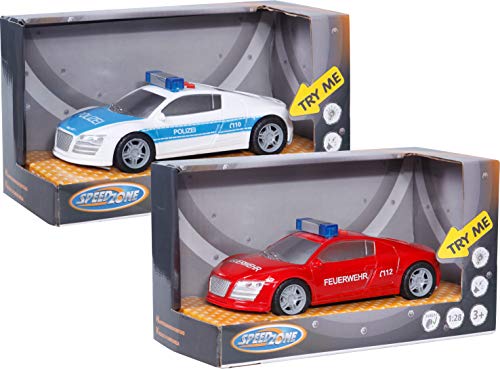 Speed Zone Einsatzfahrzeuge,L&S,Friktion,sort. von VEDES Großhandel GmbH - Ware