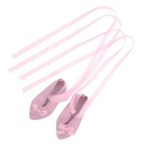 Veemoon 1 Paar Puppen Ballettschuhe Ballettschuhe Puppenschuhe Ballettschuhe Tanzschuhe Für Ballettschuhe Schuhe Für Puppen Ballett Outfit Steppschuhe Für Rosa von Veemoon