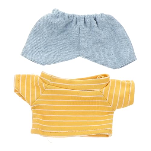 Veemoon 1 Satz Bärenpuppen Outfit mit Shirt und Hose Weiche Langlebige Kleidung für Bärenpuppen Niedliches Kostüm für Tolle Auswahl für Puppenverkleidungen für Kreatives Veemoon 1 Satz Bärenpuppen Outfit mit Shirt und Hose Weiche Langlebige Kleidung für Bärenpuppen Niedliches Kostüm für Tolle Auswahl für Puppenverkleidungen für Kreatives von Veemoon