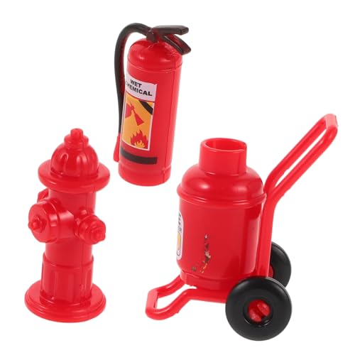 Veemoon 1 Satz DREI-teilige Feuerwehrkämpfe Mini-hausfeuerlöscher-Modelle Feuerlöscher Mini-feuerlöscher- Mini-Haus-hausdekorationen Hydranten-Ornamente Rot Plastik Veemoon 1 Satz DREI-teilige Feuerwehrkämpfe Mini-hausfeuerlöscher-Modelle Feuerlöscher Mini-feuerlöscher- Mini-Haus-hausdekorationen Hydranten-Ornamente Rot Plastik von Veemoon