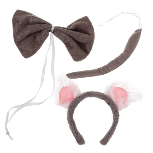 Veemoon 1 Satz Dress up Koala-Ohr-Stirnband Koalakostüm für Koala-Kostümzubehör Koala-Tierkostüm Koala- Cosplay-Stirnband Cosplay-Koala-Kostüm Stoff Grau von Veemoon