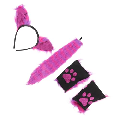 Veemoon 1 Satz Fuchshandschuhschwanz Mähne Für Zubehör Handschuhe Pelzige Haaraccessoires Kostüm Pfoten Halloween- Cosplay Halloween Pelziger Tierschwanz Violett Plüsch Veemoon 1 Satz Fuchshandschuhschwanz Mähne Für Zubehör Handschuhe Pelzige Haaraccessoires Kostüm Pfoten Halloween- Cosplay Halloween Pelziger Tierschwanz Violett Plüsch von Veemoon