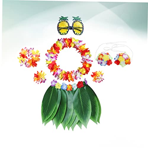 Veemoon 1 Satz Hawaiianische Kleidung Partydekorationen Geburtstag Kostüme Ananas Rock blumenhaarkranz blumengirlande blumenring hawaiianische Grasröcke Hawaii-Outfits für Veemoon 1 Satz Hawaiianische Kleidung Partydekorationen Geburtstag Kostüme Ananas Rock blumenhaarkranz blumengirlande blumenring hawaiianische Grasröcke Hawaii-Outfits für von Veemoon