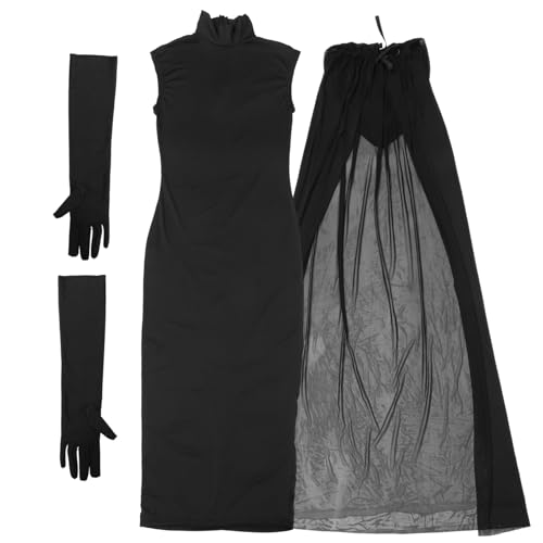 Veemoon 1 Satz Hexenkleid Halloween-Cosplay-Kleid Halloween-Cosplay-Kostüm Party Halloween -Kostüm Hexenkostümkleid Halloween -Kleid Halloween-Kostüme für Frauen Polyester von Veemoon
