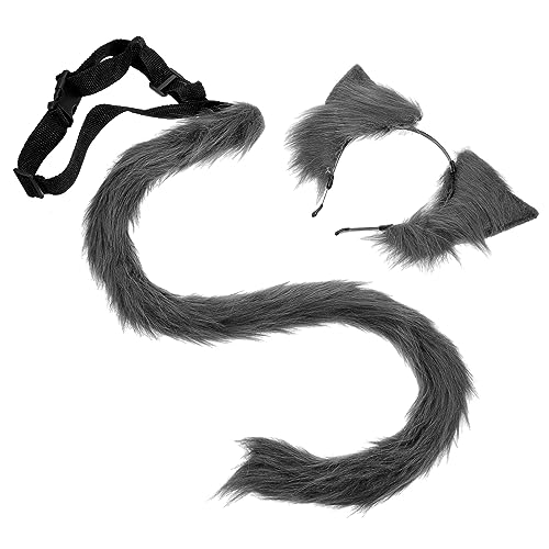 Veemoon 1 Satz Katzenohren Haarreif mit Katzen Kostümset Accessoires für Cosplay Halloween Einstellbarer Haarreif Perfektes Partyzubehör für Damen Veemoon 1 Satz Katzenohren Haarreif mit Katzen Kostümset Accessoires für Cosplay Halloween Einstellbarer Haarreif Perfektes Partyzubehör für Damen von Veemoon